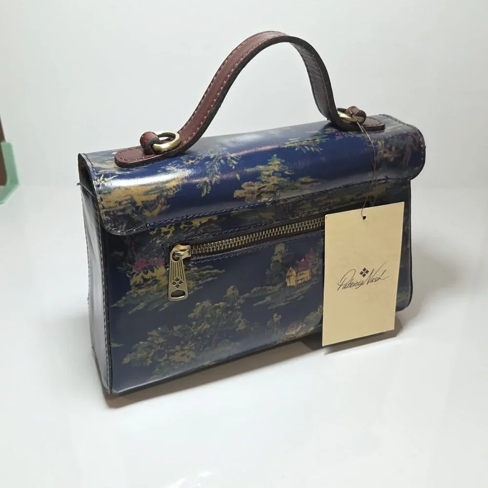 NWT Patricia Nash Carisbrooke Satchel Crossbody Kent Countryside - Picture 4 of 6